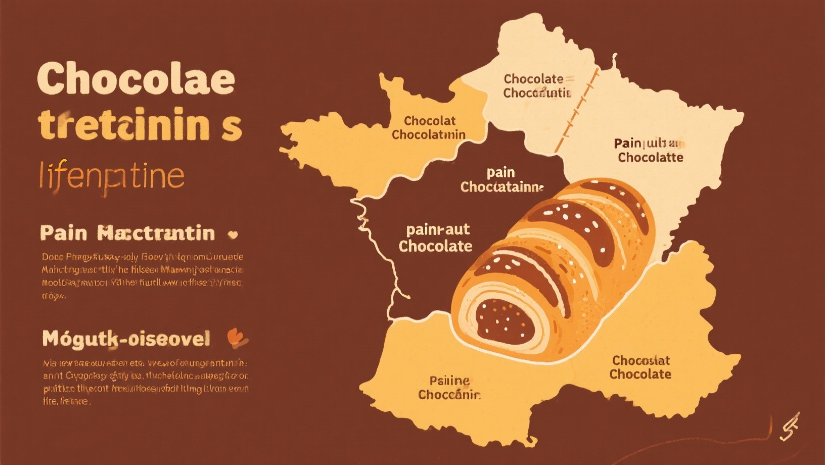 Répartition géographique pain au chocolat vs chocolatine